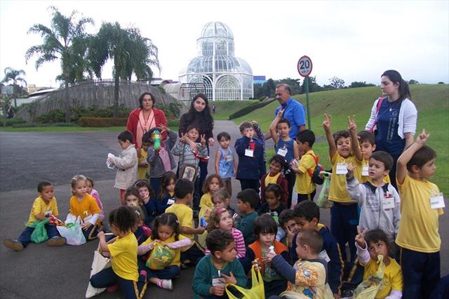 O passeio da ed.infantil ao Jardim Botânico