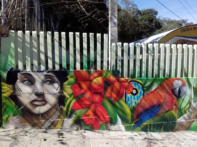 "GRAFFITE É ARTE PICHAÇÃO É CRIME"