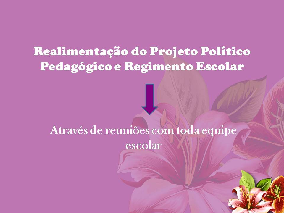 Proposta de trabalho das candidatas à direção