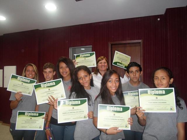 Diplomação do Grêmio Estudantil da Escola Municipa