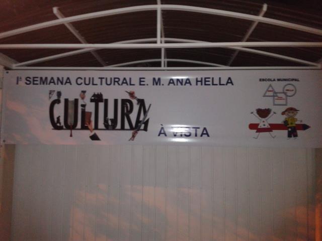 Semana cultural com a comunidade