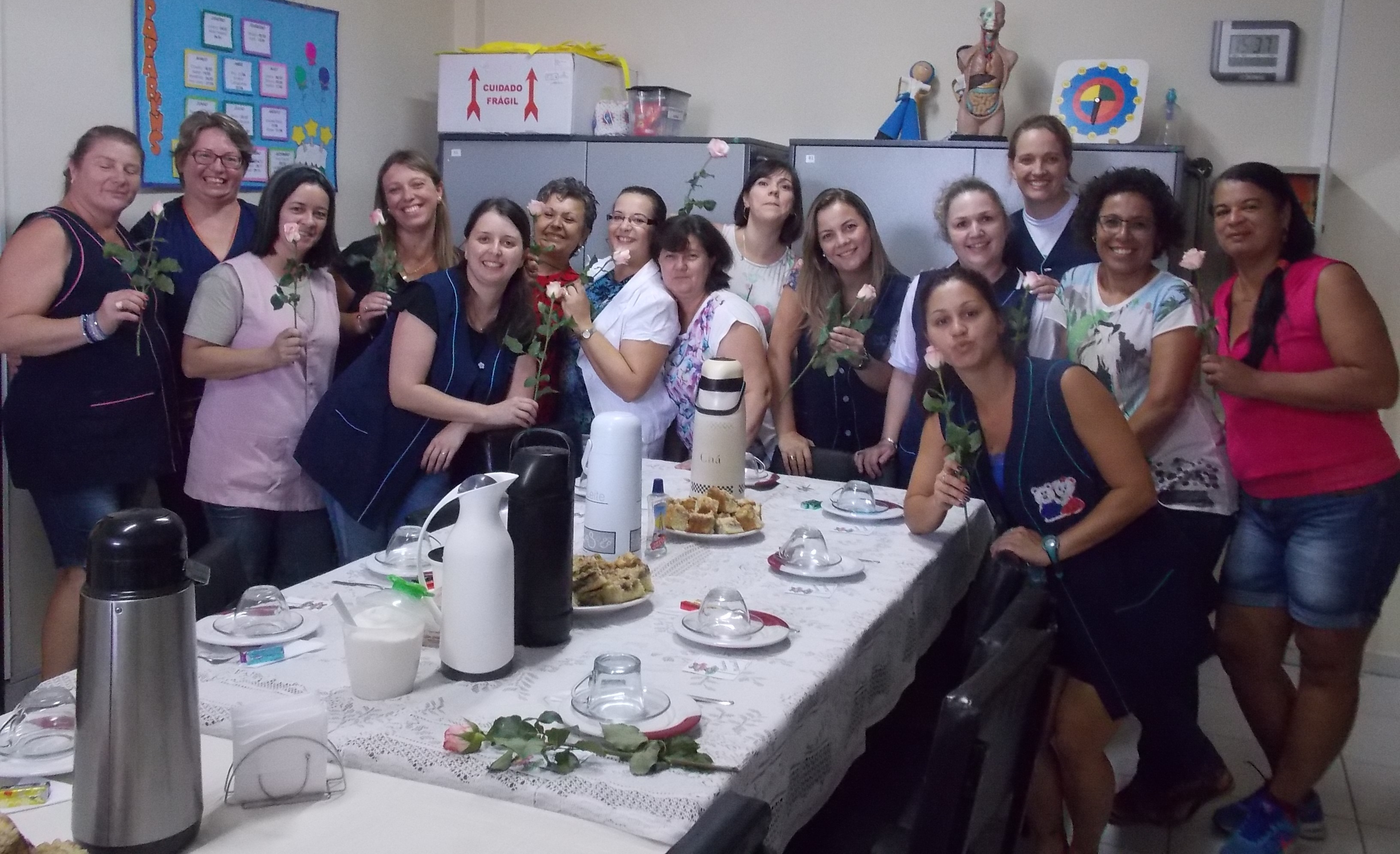 Lanche para as mulheres da tarde