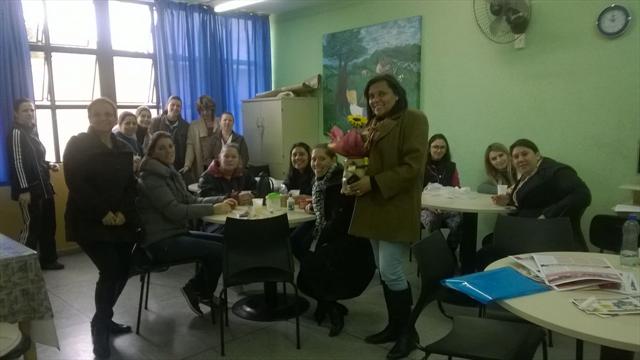 Aposentadoria das professoras Lorena Cabral e  Maria Artachi.