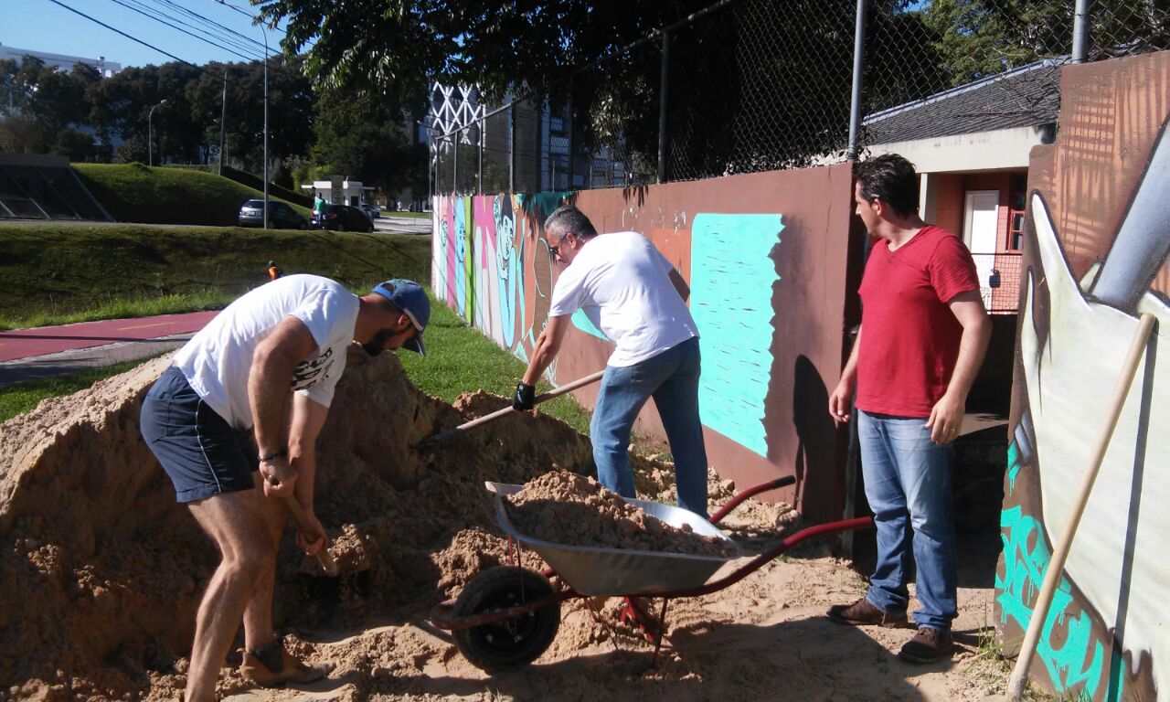 CMEI Centro Cívico realiza o 1º  Multirão para Revitalização dos espaços