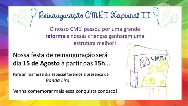 Festa de Reinauguração