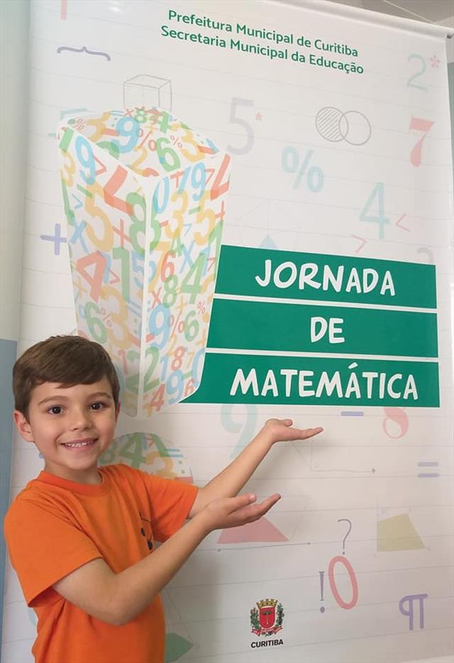 Heitor: 1° lugar na Jornada de Matemática.