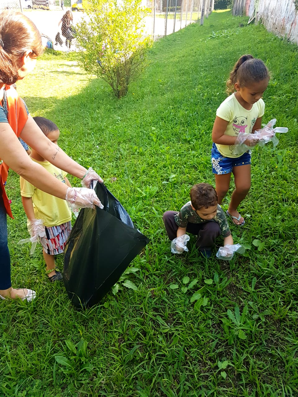 linhas na praça