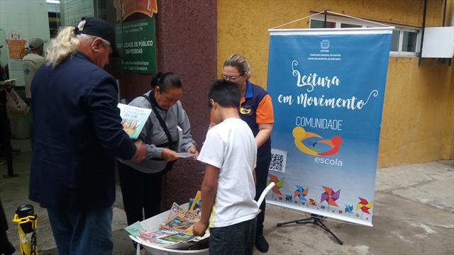 Leitura em Movimento na Rua da Cidadania Matriz