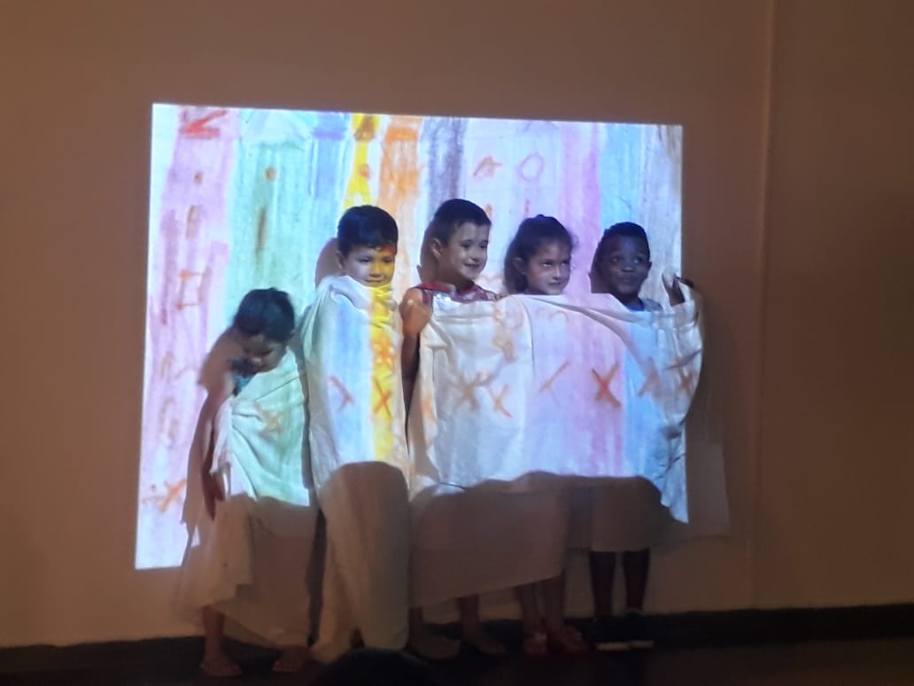 VISITA DA TURMA DO PRÉIIB AO MUSEU DE ARTE MUMA