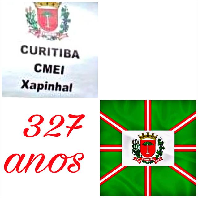 Parabéns CURITIBA 327 anos!