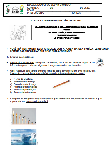 Atividades 5° ano