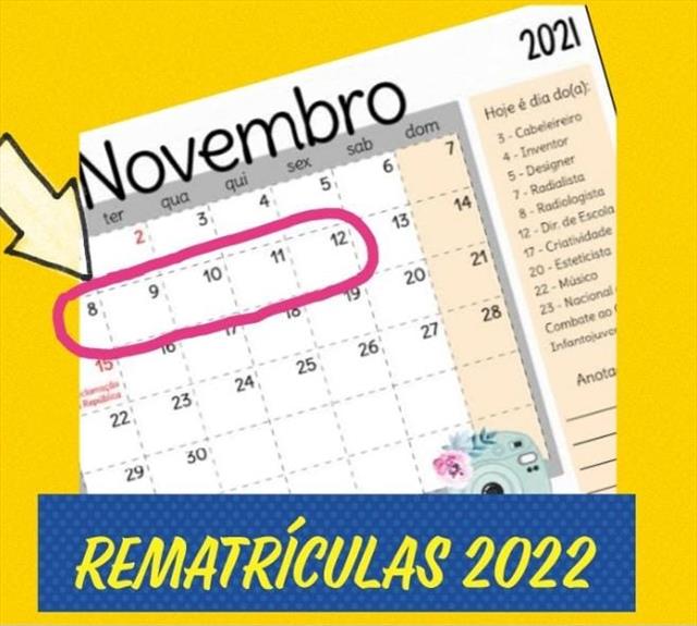 REMATRÍCULAS 2022