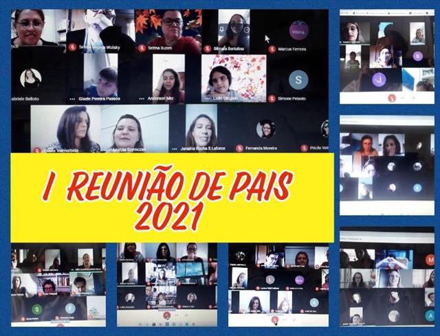 I REUNIÃO DE PAIS - 2021