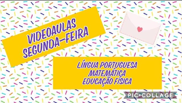 VIDEOAULAS -SEGUNDA-FEIRA