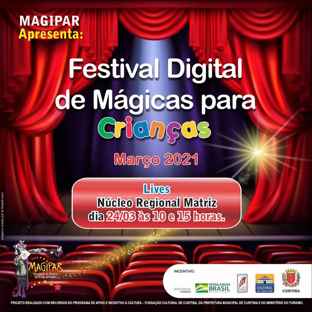 FESTIVAL DIGITAL DE MÁGICAS PARA CRIANÇAS