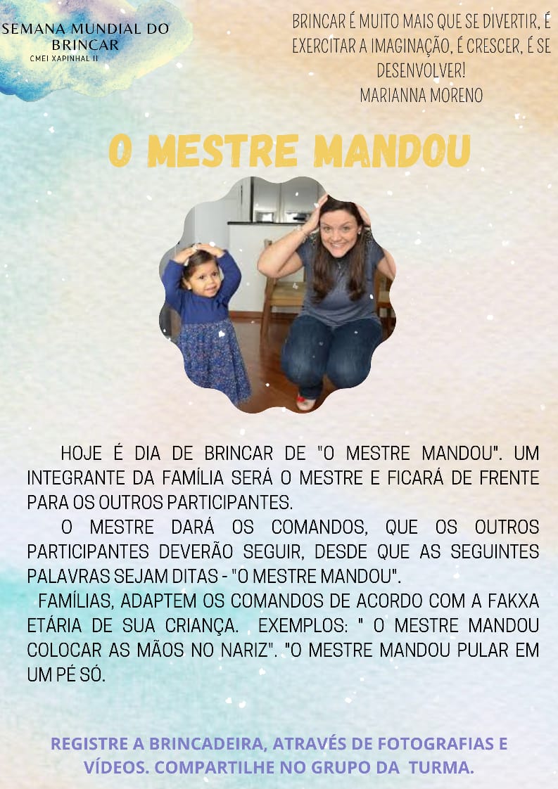Semana Mundial do Brincar!