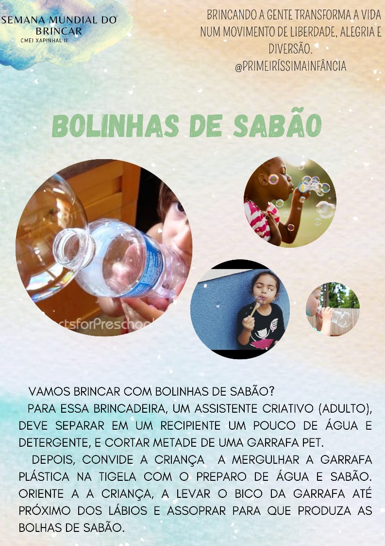 Semana Mundial do Brincar!