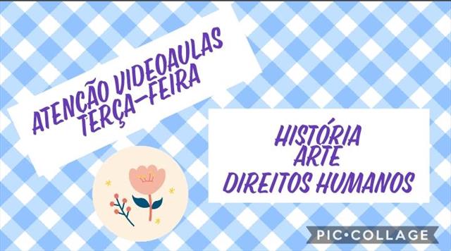 VIDEOAULAS - TERÇA-FEIRA