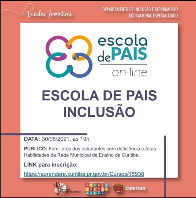 ESCOLA DE PAIS - INCLUSÃO