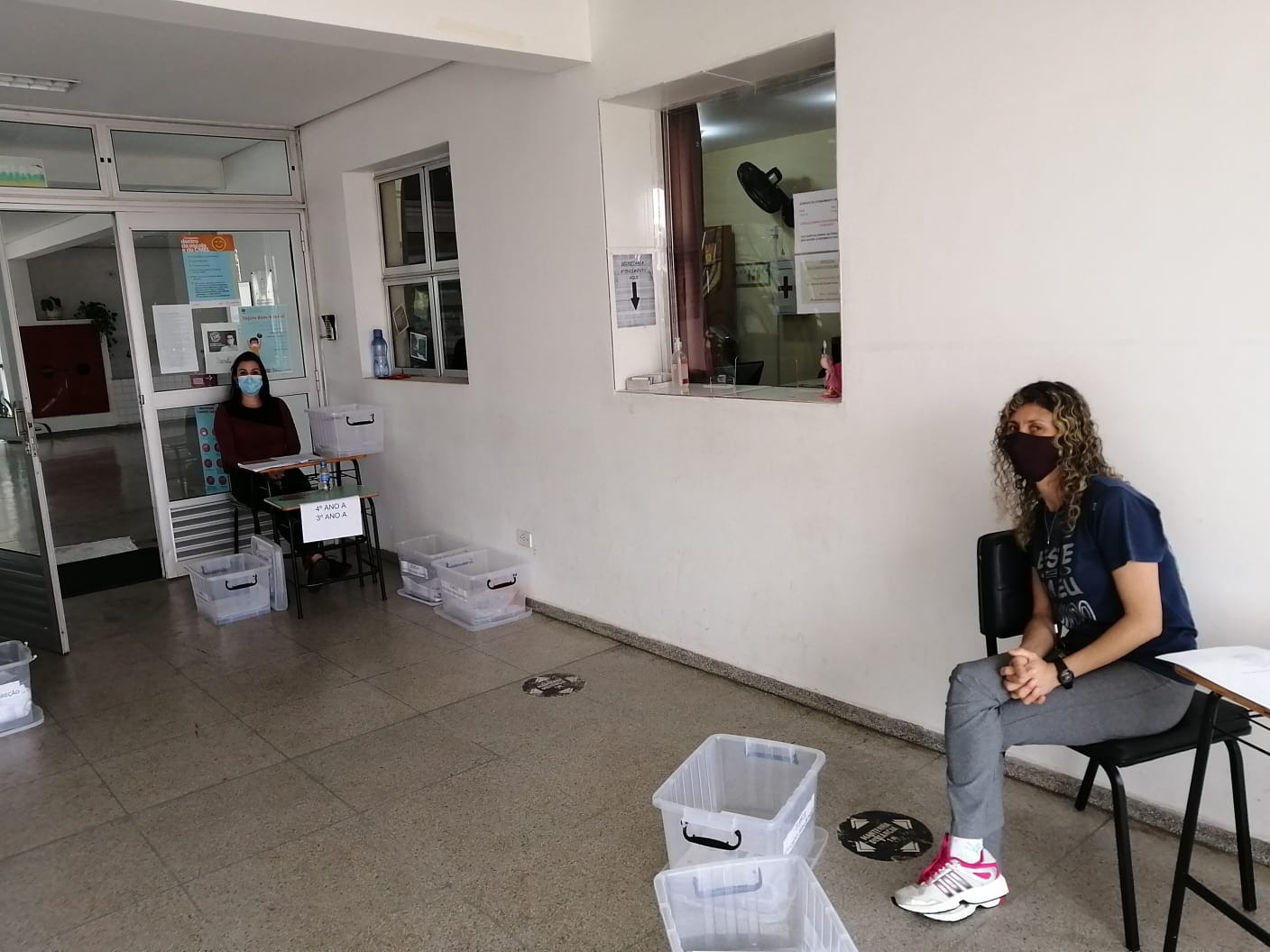 Imagens da entrega de kits