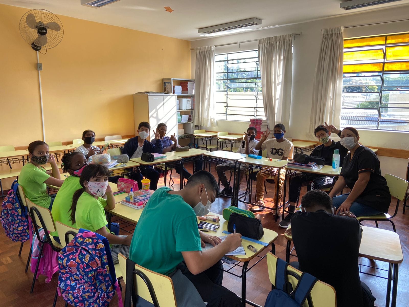 Alegria e Esperança no Retorno ás aulas presenciais