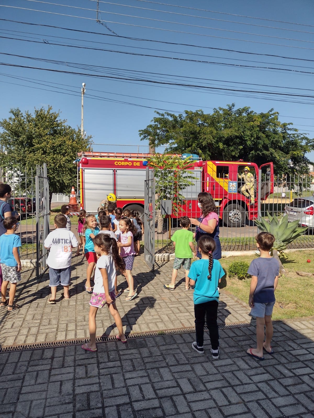 Visita Bombeiros