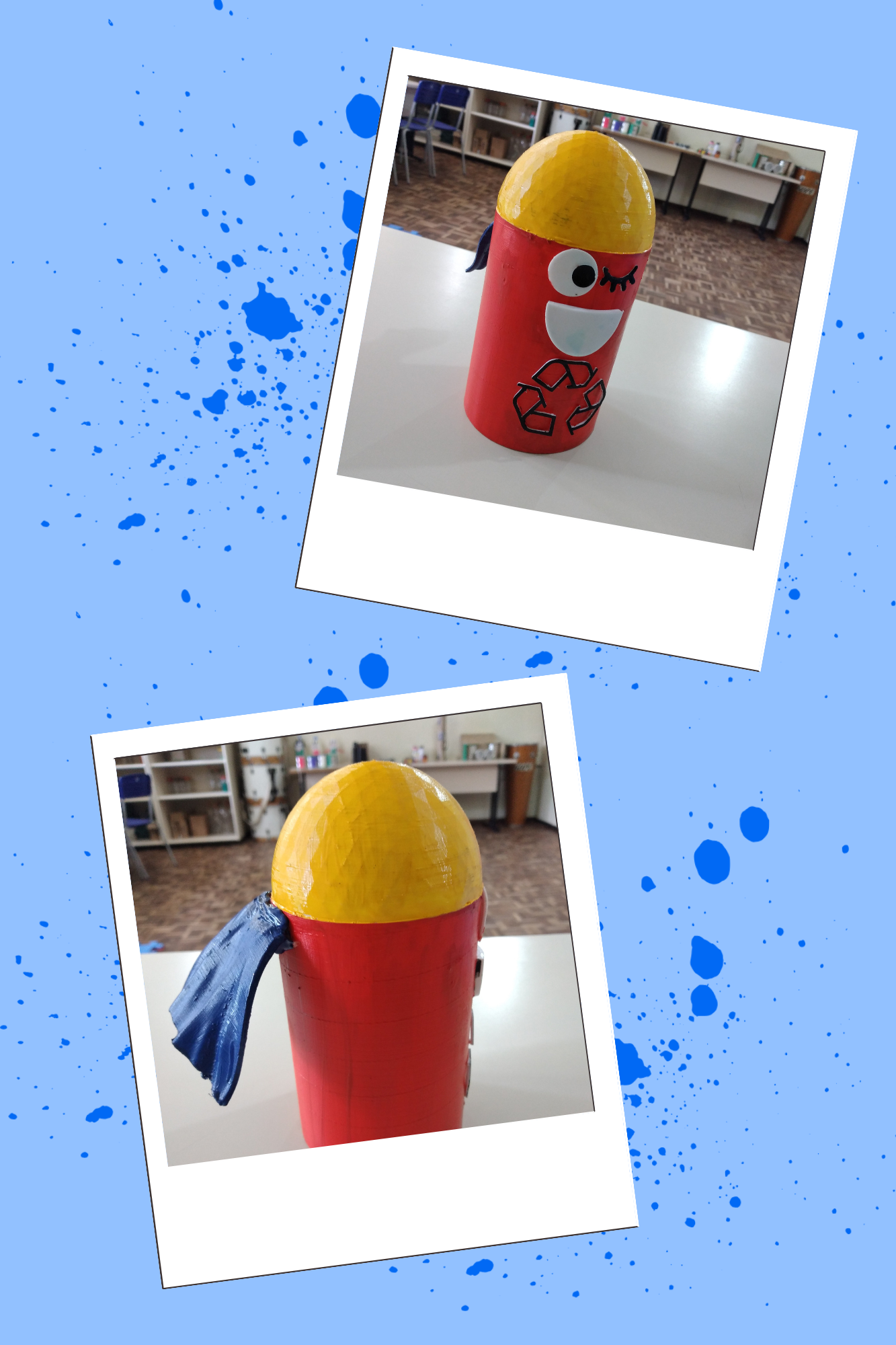 Mascote impressa em 3D
