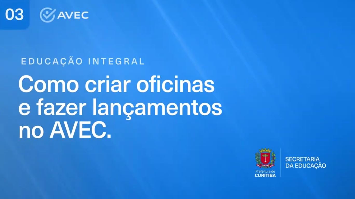 PIAP Professor - Tutorial - Educação Integral