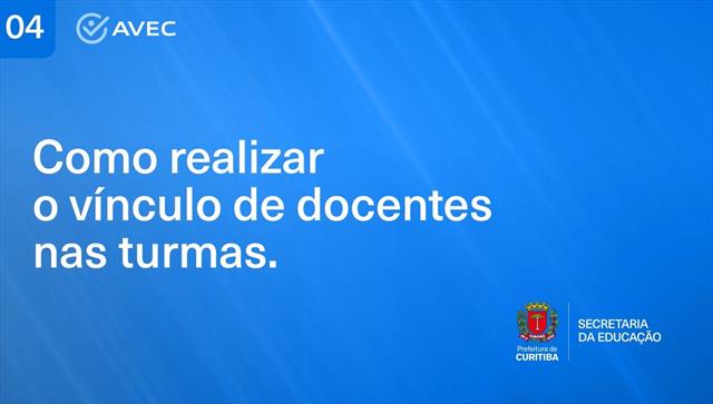 Como realizar o vínculo de docentes nas turmas